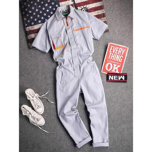 Q 57244 Short Sleeve Work Coverall Set 短袖连体工作服