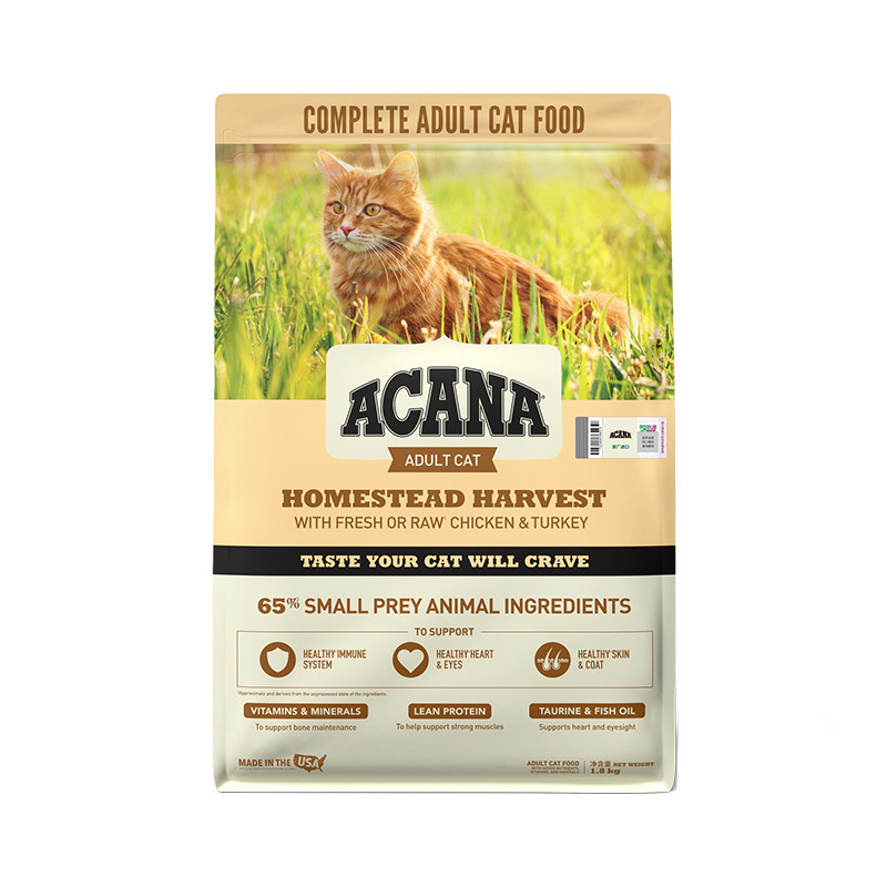 ACANA爱肯拿丰收家园猫粮1.8kg
