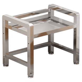 特厚304不锈钢微波炉置物厨房多功能双层台面放电饭锅烤箱收纳架