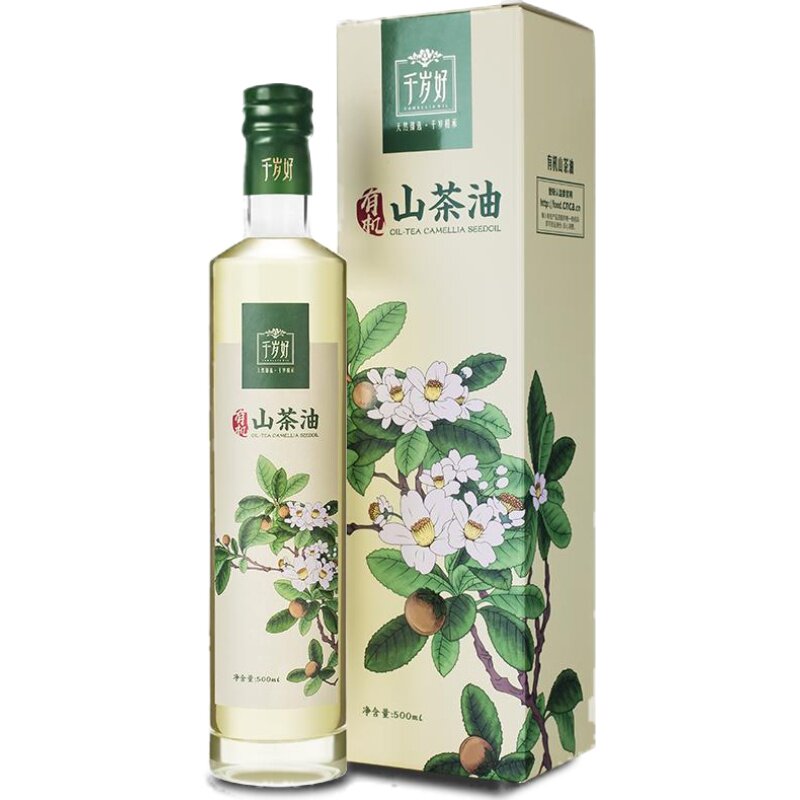千岁好山茶油500ml有机认证压榨