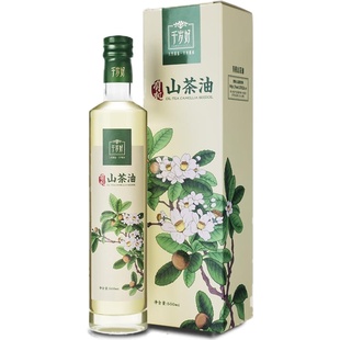 千岁好有机山茶油500ml油茶籽油茶子油压榨一级食用油年货团购