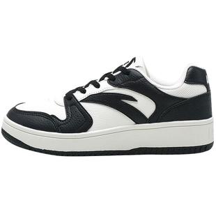 安踏女鞋冬季2025新款黑白熊猫鞋女生百搭潮流低帮小白鞋运动板鞋