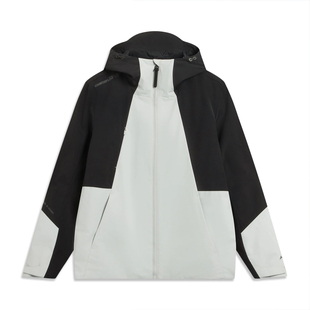 李宁户外CF溯 珑壳三合一外套男款加绒防泼水运动风衣AWBV089/090