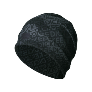 DICKEE影印秋冬季保暖帽子男防风防寒印花护耳护额双层跑步运动帽