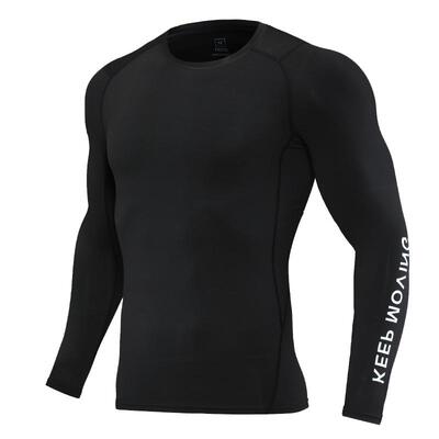 速干紧身衣男长袖运动套装健身