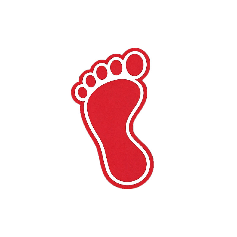 【防滑耐磨】脚印地贴防滑耐磨