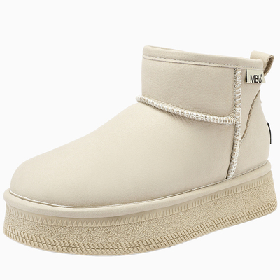 MBU厚底雪地靴东北耐寒保暖棉鞋