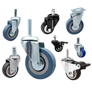 吸尘器万向轮静音家具推车送餐车转椅轮子货架带刹车承重脚轮配件