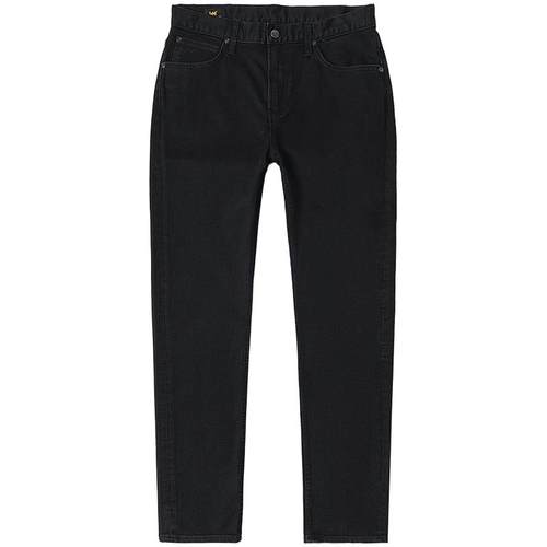 【张凌赫代言】Lee商场同款709修身锥形黑色男牛仔裤休闲显瘦潮流