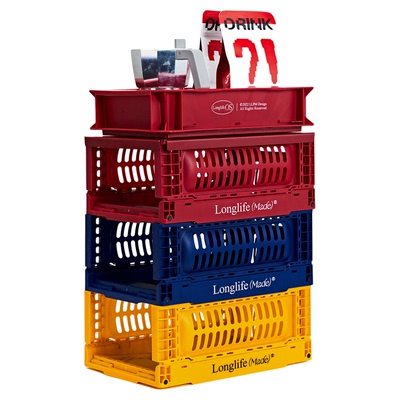 折叠篮高颜值办公桌面零食收纳筐