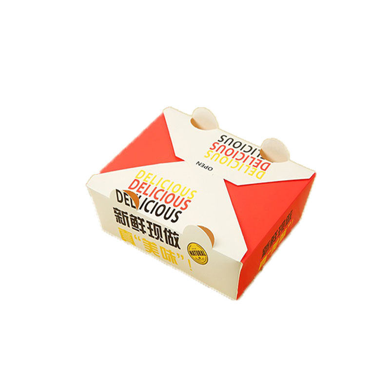 防油鸡腿打包盒牛皮纸