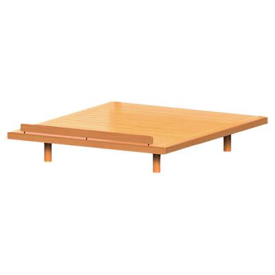 出乎生活北欧日式榻榻米双人床