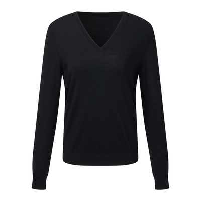 歌莉娅莱赛尔桑蚕丝V领内搭上衣