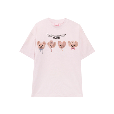 LALABOBO萌宠狗狗图案T恤