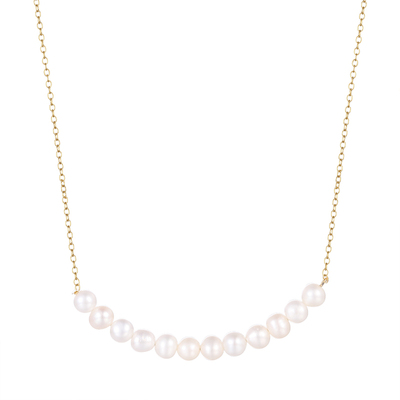 清野集【微笑】项链ins风14K包金