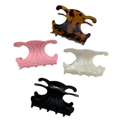 Lisa同款凯旋门发夹大号玳瑁醋酸夹子抓夹板材2025年新潮鲨鱼夹女