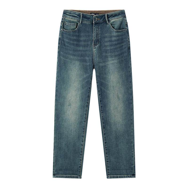 森柔牛仔|森马牛仔裤男修身显瘦小脚裤子通勤基础百搭春长裤弹力