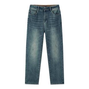 森柔牛仔|森马牛仔裤男修身显瘦小脚裤子通勤基础百搭春长裤弹力