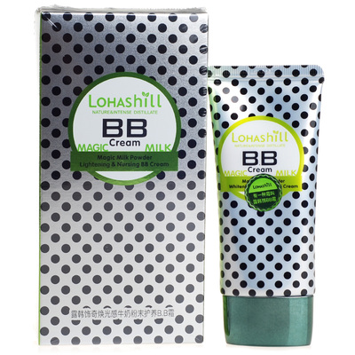 露韩饰遮瑕保湿牛奶粉末bb霜