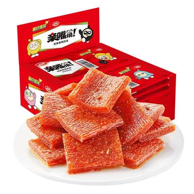 卫龙辣条亲嘴烧休闲零食480g*1盒