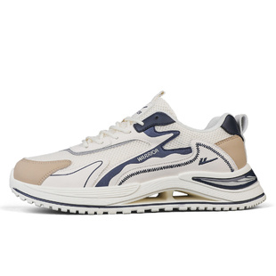 回力男鞋夏季透气防臭薄款网面休闲运动鞋阿甘跑步厚底增高老爹鞋