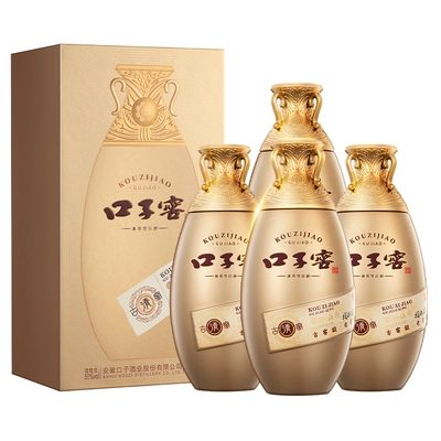 口子窖古窖清50度500mL*4瓶整箱 安徽兼香型白酒口粮酒送礼送长辈