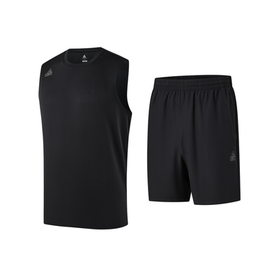 匹克运动背心套装速干科技夏男女