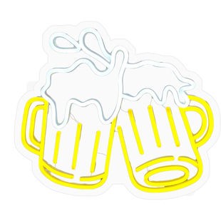 酒吧霓虹灯BeerBAR发光字喝酒氛围造型装饰灯鸡尾酒led招牌灯箱