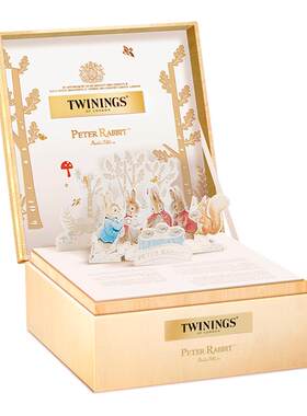 twinings川宁兔趣茶香四格礼盒进口红茶茶包生日礼茶礼盒伴手礼