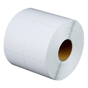 铜版纸42 40X100条码纸TSC 244 标签纸50x120铜版不干胶纸定做