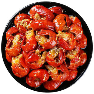 麻辣小龙虾尾即食海鲜零食网红小吃开盖即享罐装休闲食品夜宵速食