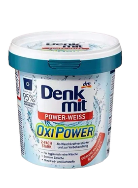德国Denkmit洗衣粉漂白剂彩漂去黄dm增白彩衣护色白色衣物爆炸盐
