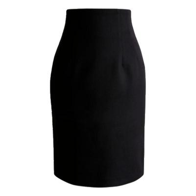 中长款高腰包臀裙显瘦职业一步裙