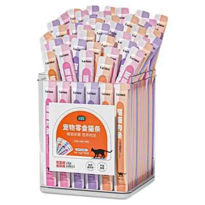 【猫条200支整箱囤货】猫咪零食