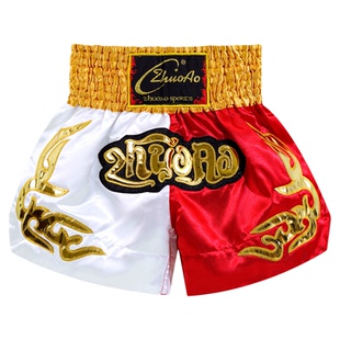 儿童拳击短裤泰拳裤男女童专业比赛少儿格斗自由搏击裤散打训练服
