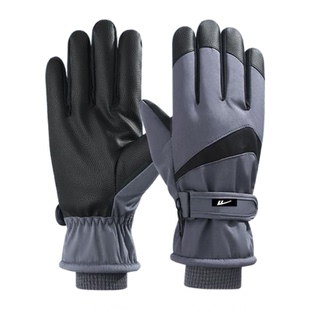 回力滑雪手套骑行防寒防冻冬加绒加厚可触屏棉防水防滑保暖手套