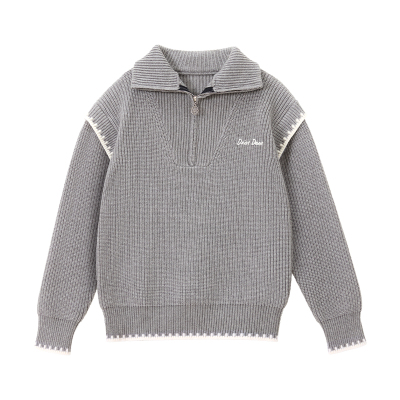 女童毛衣秋冬新款儿童针织衫