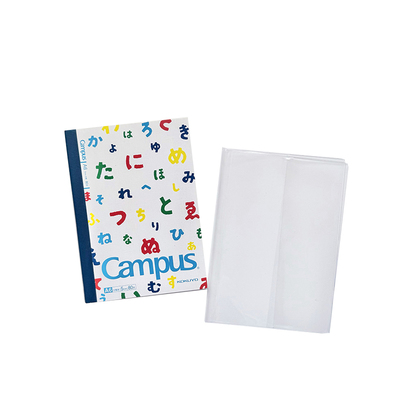 国誉限定A5B5A6笔记本学生日记本40/80页透明书皮胶套PVC保护套