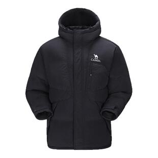 骆驼户外羽绒服冬季新款女款男款防刮耐磨连帽加厚保暖面包服