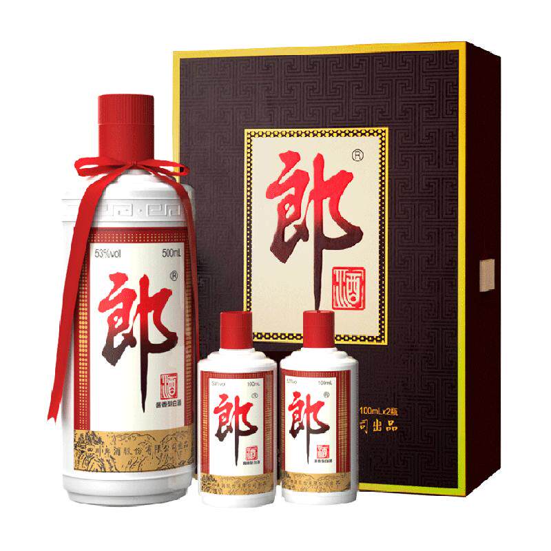郎牌郎酒子母郎礼盒53度酱香型白酒700ml*1盒宴请送礼