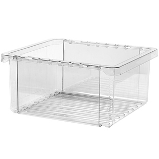 可伸缩透明书立亚克力书立架大容量桌面书架学生书桌收纳置物架书本收纳盒箱儿童绘本桌上落地书框挡收纳神器