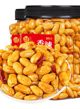 每果时光香辣花生米500g下酒小菜