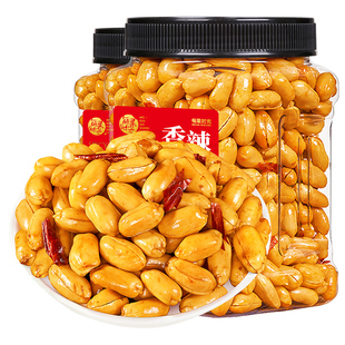 每果时光酒友鬼花生米500g熟休闲食品炸花生米下酒菜零食小吃批发