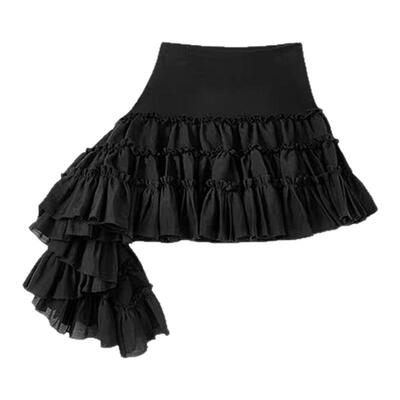 半身裙女夏新款不规则两穿抹胸连衣裙百搭设计感重工抽褶