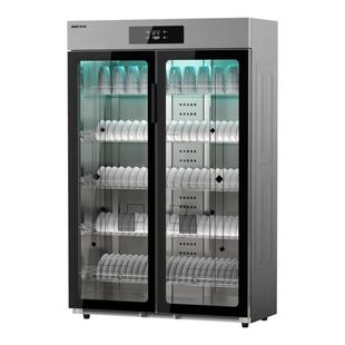 奥克斯消毒柜商用餐饮饭店立式双门大容量不锈钢餐具家用消毒碗柜