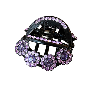 中号水钻发卡秋季发夹抓夹女后脑勺2025新款中年妈妈头发夹子头饰