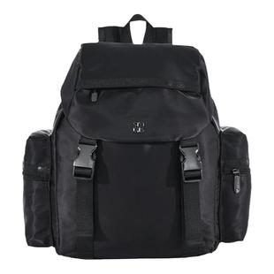 赵露思电视剧同款LeSportsac乐播诗TRENDY黑色大容量通勤双肩包女