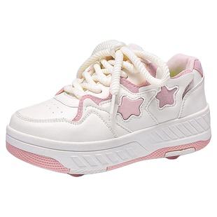 暴走鞋女童2026新款成人暴走轮滑鞋小学生溜冰鞋儿童带轮子的鞋子