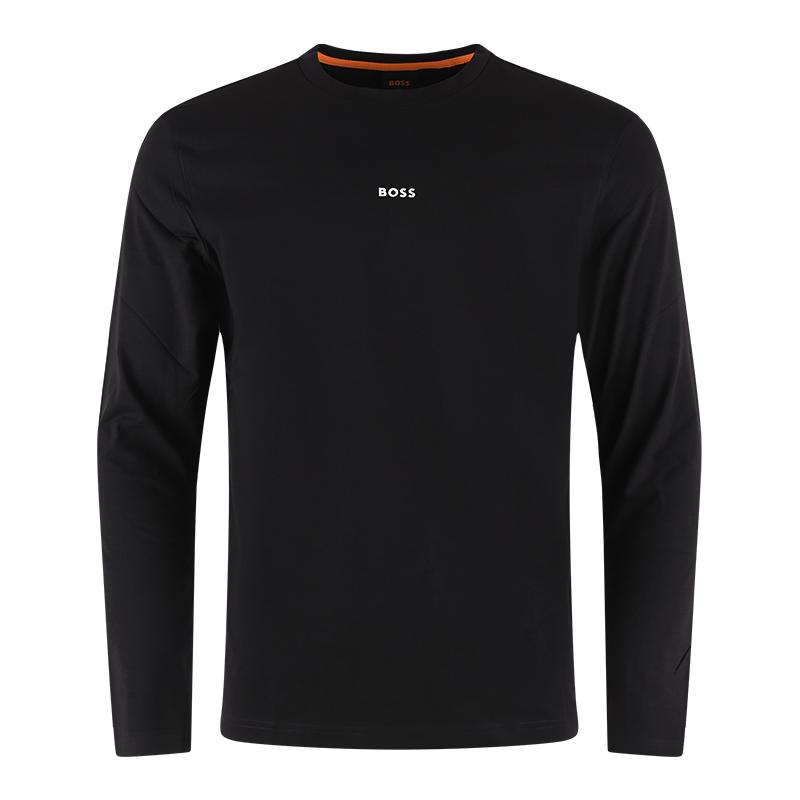 【自营】Hugo Boss雨果博斯男士休闲logo圆领长袖T恤衫 50473286