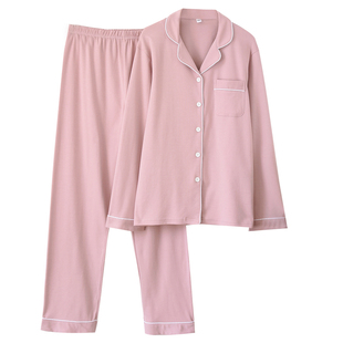 加厚纯棉睡衣女春秋冬长袖套装轻奢风冬天薄款100%全棉磨毛家居服